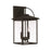 Capital Lighting Bryson 2 Light Outdoor Wall Lantern, Black/Clear - 948021BK