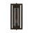 Capital Lighting Kent Outdoor Wall Lantern, Black/Clear