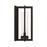 Capital Lighting Kent Outdoor Wall Lantern, Black/Clear