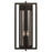 Capital Lighting Kent 3 Light Outdoor Wall Lantern, Black/Clear