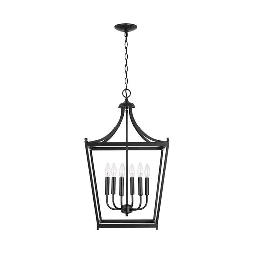 Capital Lighting Stanton 6-Light Foyer, Matte Black - 9552MB