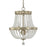 Austin Allen & Co. Handley 3-Light Chandelier, Iron and Gold - 9A125A