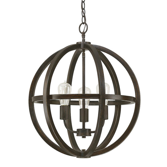 Austin Allen & Co. Cole 3-Light Pendant, Brushed Espresso - 9A128A