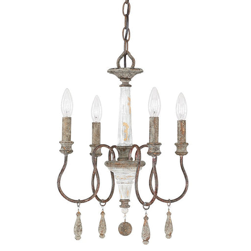 Austin Allen & Co. Zoe 4-Light Chandelier, French Antique - 9A193A