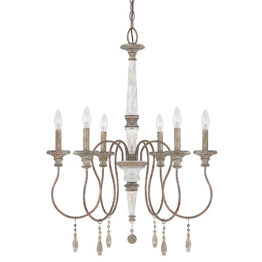 Austin Allen & Co. Zoe 6-Light Chandelier, French Antique - 9A194A