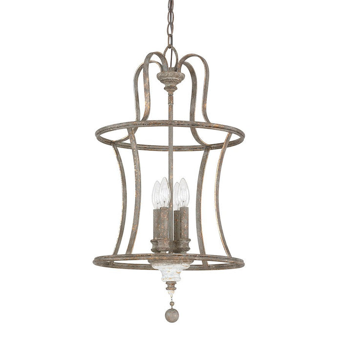 Austin Allen & Co. Zoe 4-Light Pendant, French Antique - 9A200A