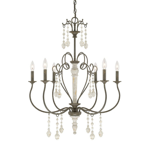 Austin Allen & Co. Sofia 6-Light 27" Chandelier, French Country - 9B217A