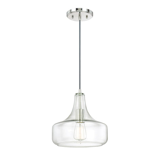 Austin Allen & Co. 1-Light 10" Pendant, Polished Nickel - 9B240A