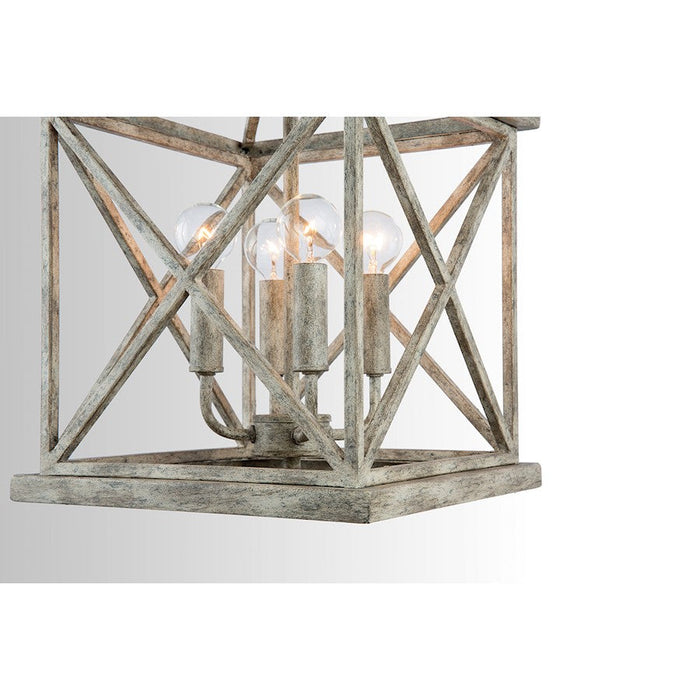 Austin Allen & Co Beakley 4 Light Foyer, Mystic Sand