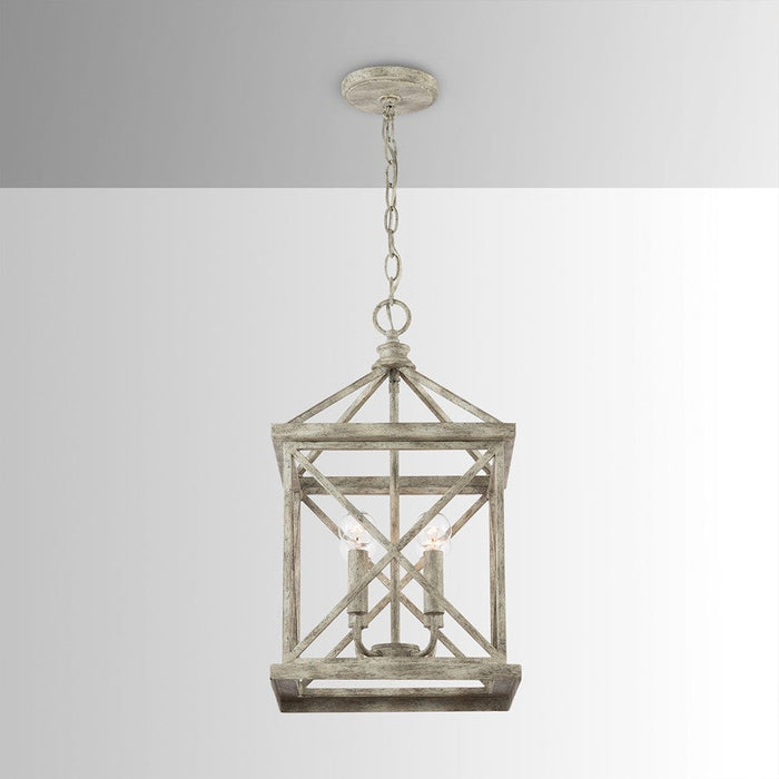 Austin Allen & Co Beakley 4 Light Foyer, Mystic Sand