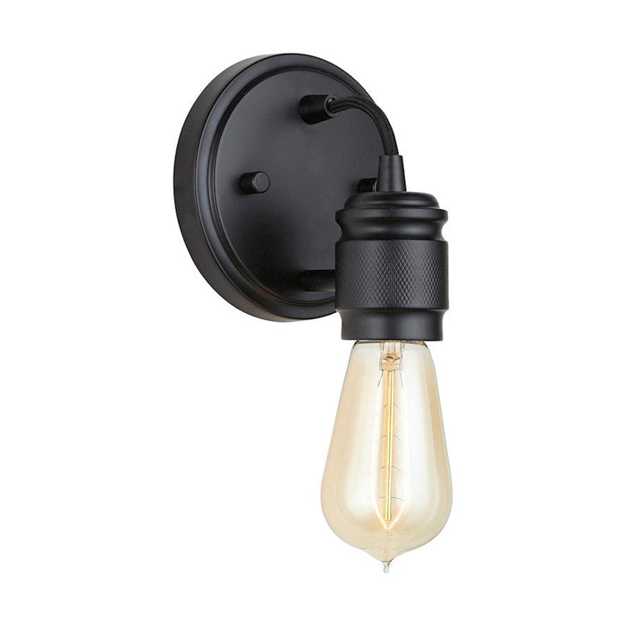 Austin Allen & Co. Menlo 1-Light Sconce, Matte Black - 9D332A