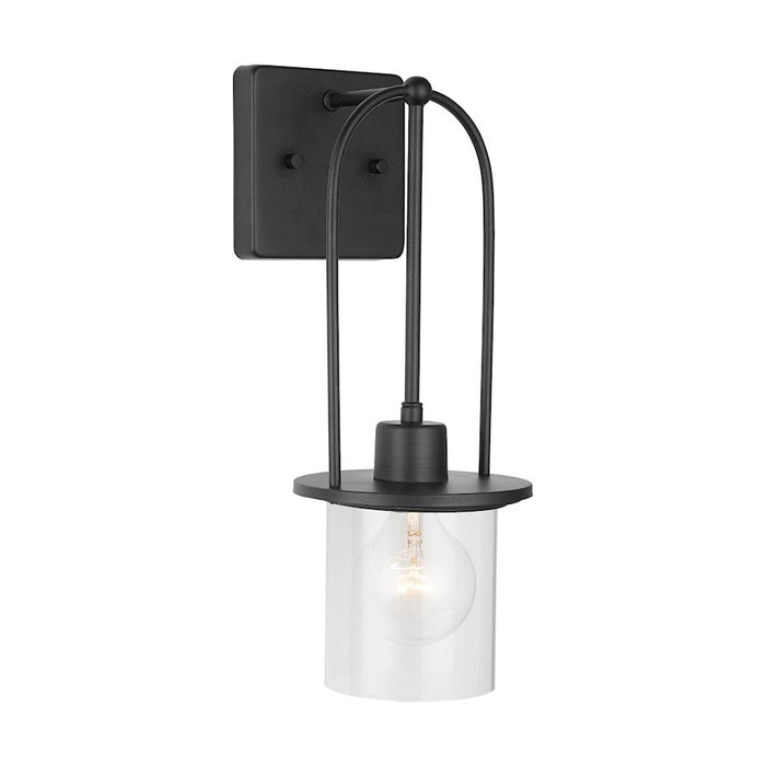 Austin Allen & Co. Earl 1-Light Sconce, Matte Black - 9D335A