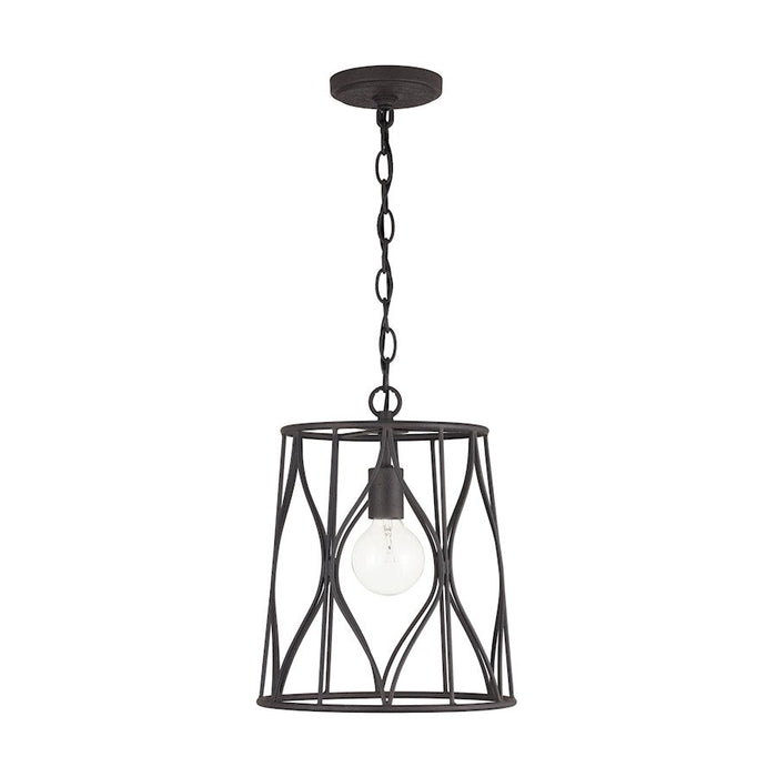 Austin Allen & Co. 1-Light Pendant, Rustic Iron - 9F368A