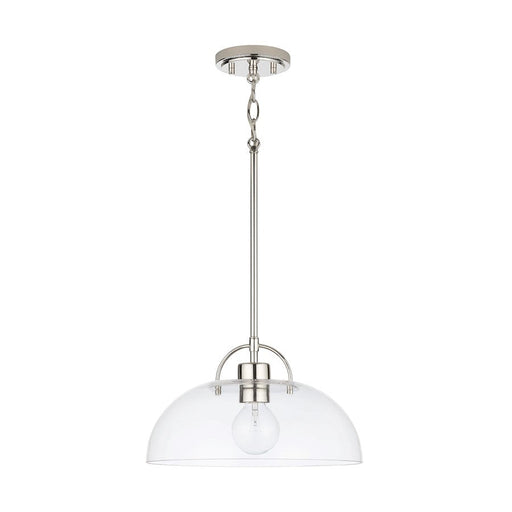 Austin Allen & Co. 1-Light 58" Pendant, Polished Nickel - 9F369A