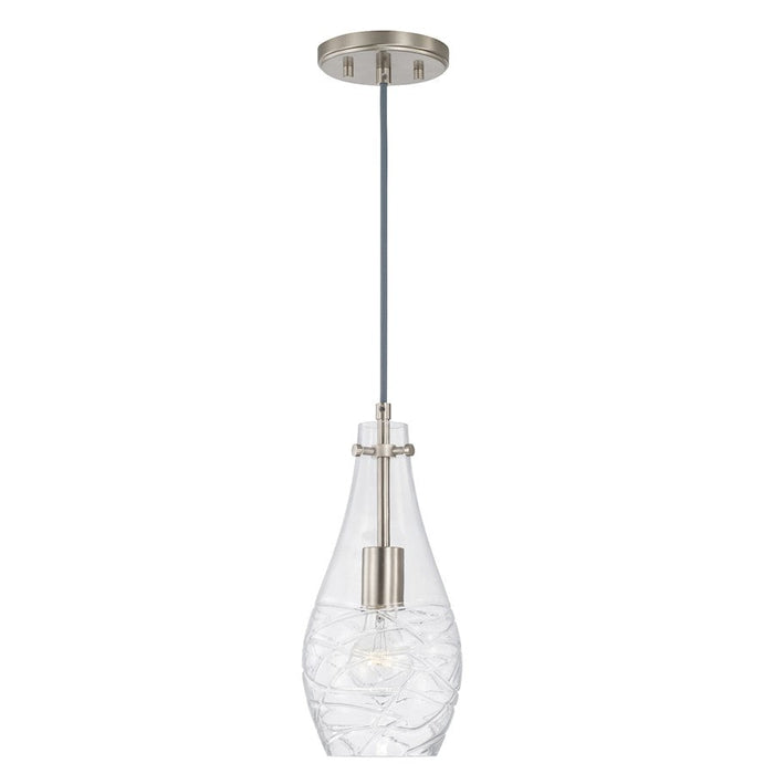 Austin Allen & Co. 1-Light Pendant, Brushed Nickel - AA1006BN