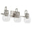 Austin Allen & Co. 3-Light Vanity, Brushed Nickel - AA1007BN