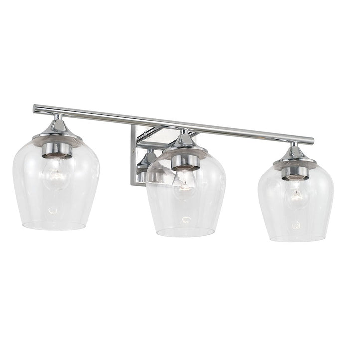 Austin Allen & Co. 3-Light Vanity, Chrome - AA1009CH