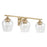 Austin Allen & Co. 3-Light 8" Vanity, Soft Gold - AA1009SF