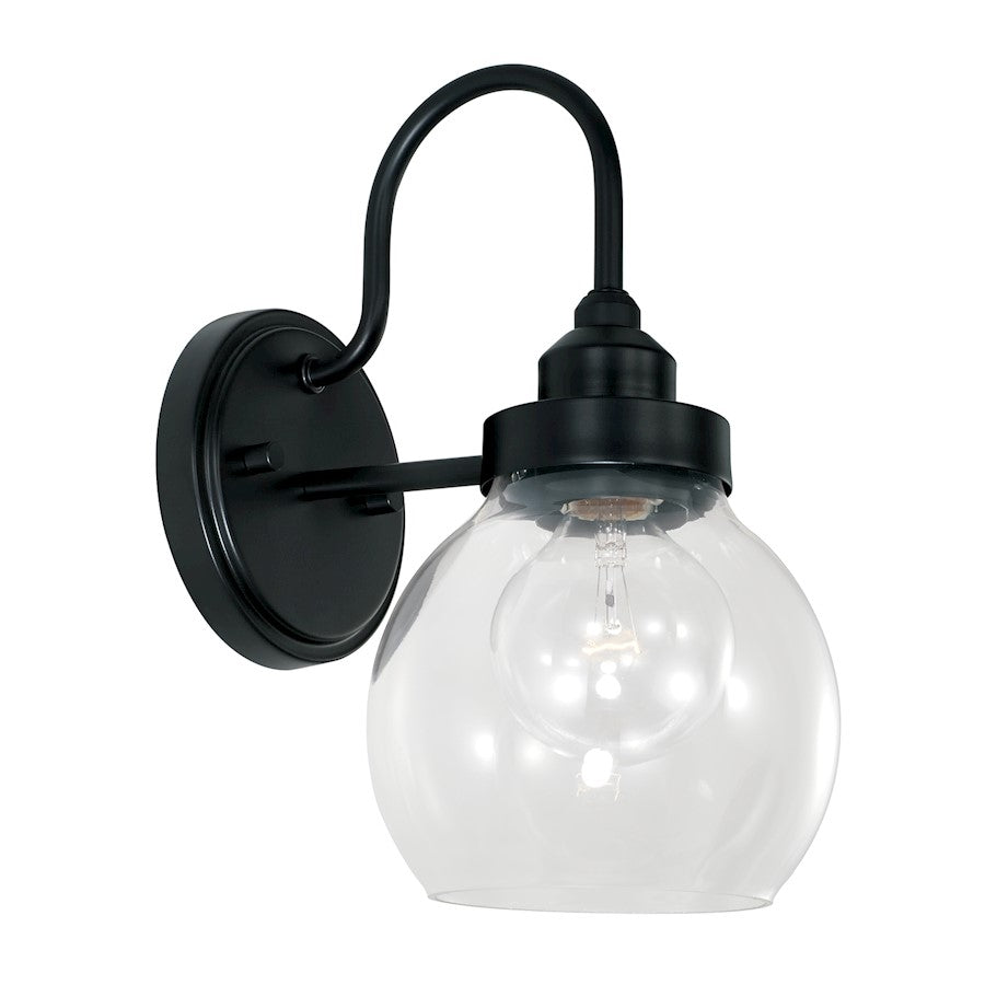 Austin Allen & Co. 1-Light 11" Sconce, Matte Black - AA1014MB