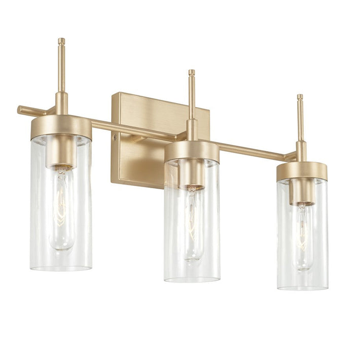 Austin Allen & Co. 3-Light 11" Vanity, Soft Gold - AA1015SF