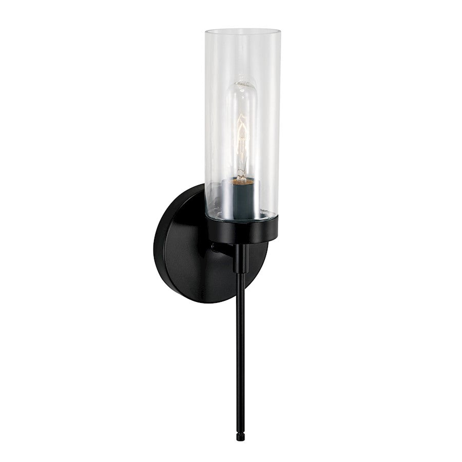 Austin Allen & Co. 1-Light 17" Sconce, Matte Black - AA1016MB