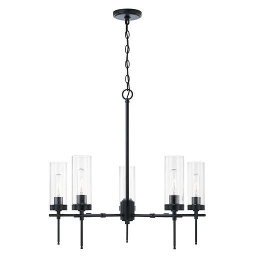 Austin Allen & Co. 5-Light Chandelier, Matte Black - AA1017MB