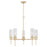 Austin Allen & Co. 5-Light Chandelier, Soft Gold - AA1017SF