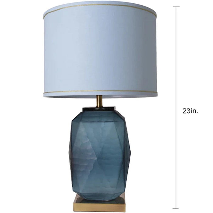 Carro Platycodon Little 1 Lt 23" Table Lamp/Single, Blue/Grey