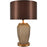 Carro Lola 1 Light 23" Table Lamp/Single, Apricot/Brown - VAT-G23021A1