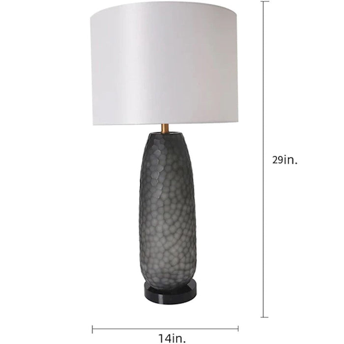 Carro Flores 1 Light 29" Table Lamp/Single, Grey/Grey