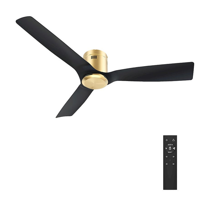 Carro Skara 52" Ceiling Fan/Remote, Gold/Black - VC523P-N10-G2-1-FM