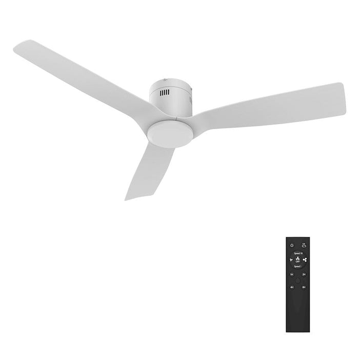 Carro Skara 52" Ceiling Fan/Remote, White/White - VC523P-N10-W1-1-FM