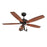 Carro Huntley 52" Ceiling Fan/Remote/Light Kit, Black