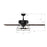 Carro Maverick 52" Ceiling Fan, Black/Walnut