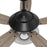 Carro Karson Ceiling Fan/Remote, Black