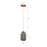 Carro Circulus Little Ribbed Glass Mini Pendant