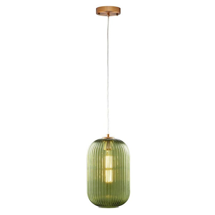 Carro Circulus Ribbed Glass Pendant