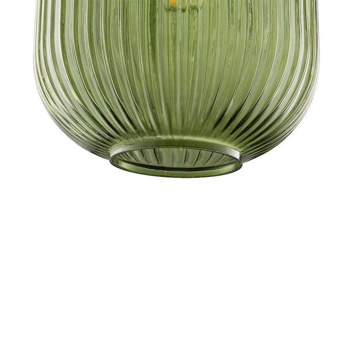 Carro Circulus Ribbed Glass Pendant