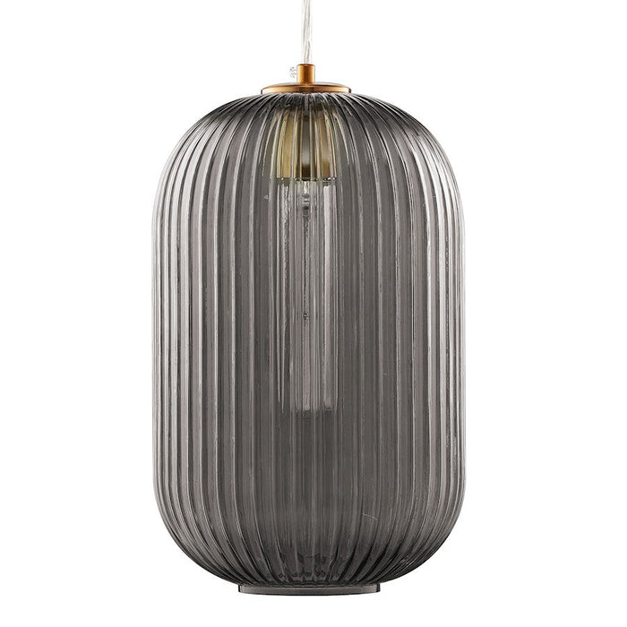 Carro Circulus Ribbed Glass Pendant