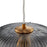 Carro Circulus Big Ribbed Glass Pendant