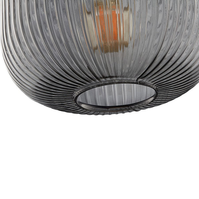 Carro Circulus Big Ribbed Glass Pendant