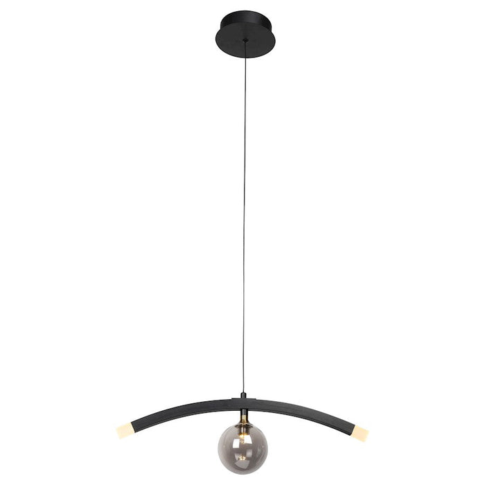 Carro Camden Glass Creative LED Pendant, Smoke Gray/Smoke Grey