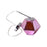 Carro Pegase Jewel Tone Glass Pendant