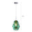 Carro Stier Jewel Tone Glass Pendant