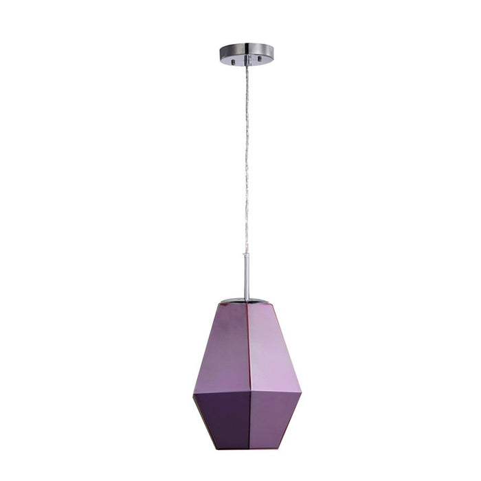 Carro Stier Jewel Tone Glass Pendant