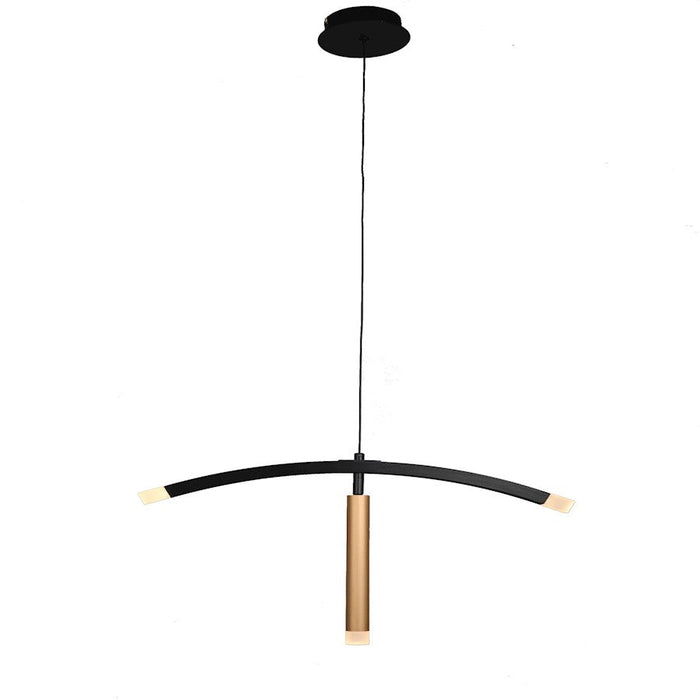 Carro Eden Hanging LED Pendant, Brushed Gold/Brushed Gold