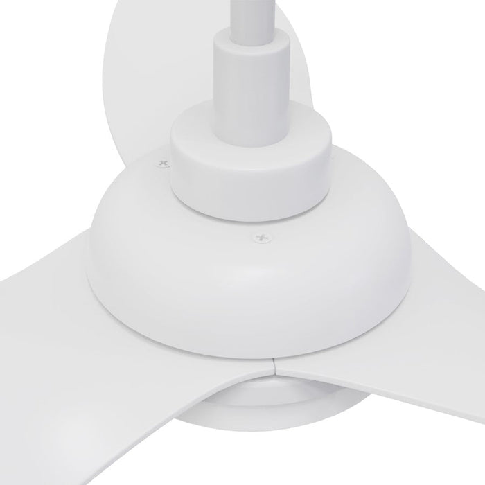 Carro Daffodil Smart Ceiling Fan/Remote/Light Kit, White/White