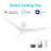 Carro Calen 48" Ceiling Fan/Remote/Light Kit, White/White - VS483J3-L11-W1-1-FM