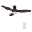 Carro Hobart 48" Ceiling Fan/Remote/Light Kit