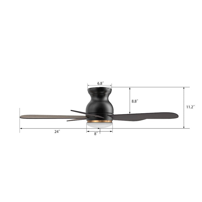 Carro Dubois 48" Ceiling Fan/Remote/Light Kit